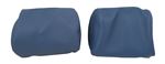 Vinyl Head Rest Cover - Shadow Blue - Pair - 917957COVER